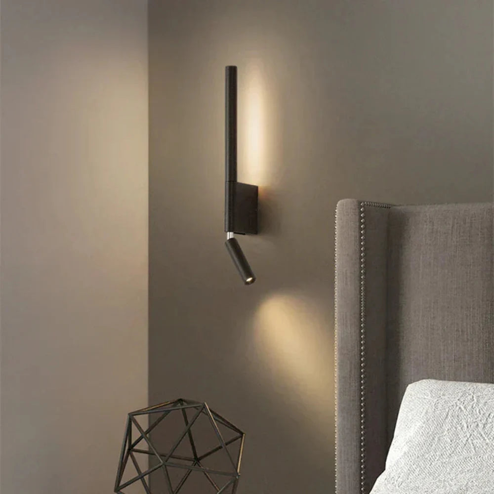 Cozy LED Wall Light with Minimalist Half-Moon Design for Bedroom Ambiance 5