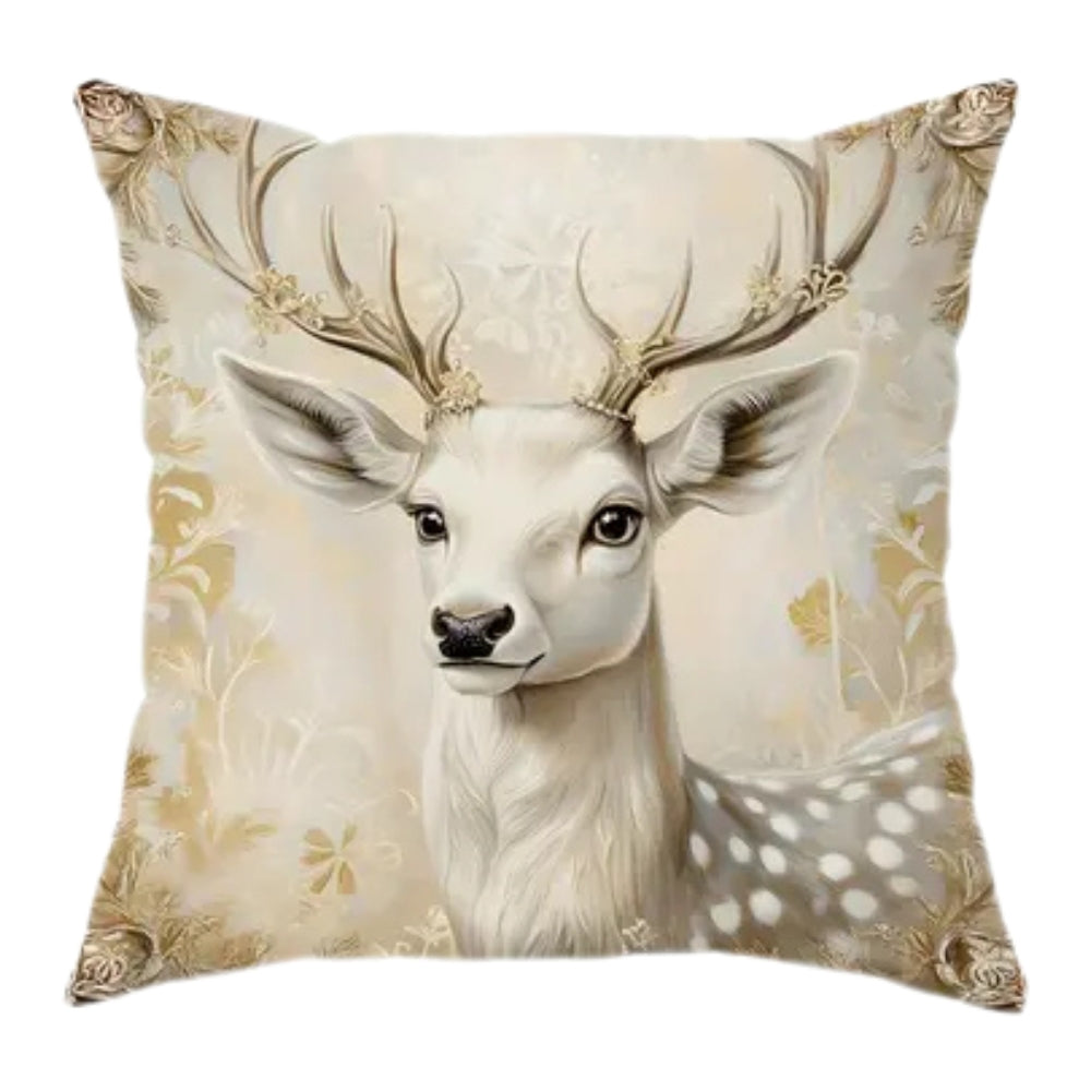 Luxurious Gold Velvet Christmas Pillow Covers – Elegant Holiday Home Decor 5