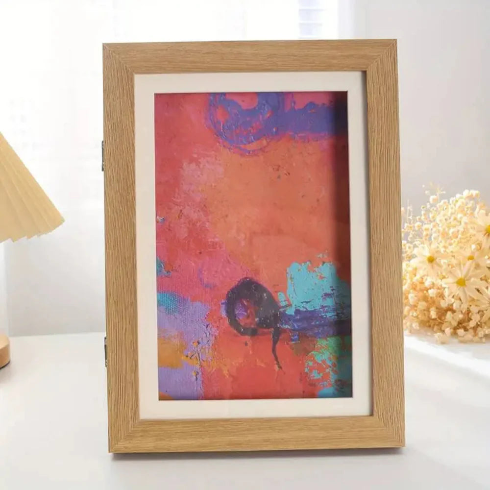 Magnetic Art Frame for Kids - Elegant Acrylic Display for Up to 150 Drawings, Vertical or Horizontal Wall Mount 4
