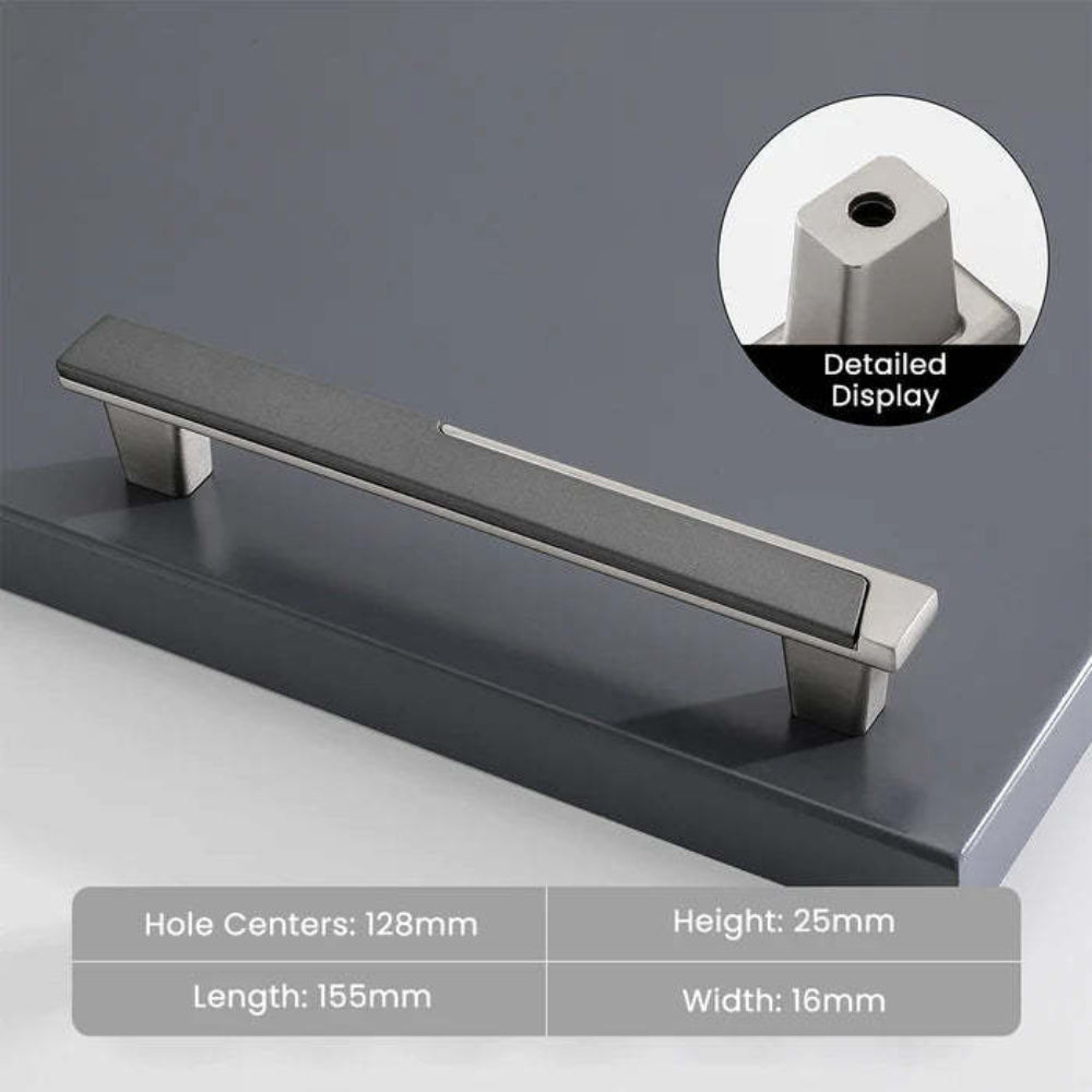 Modern Zinc Alloy Drawer Handle – Ergonomic Design for Cabinets and Drawers 11