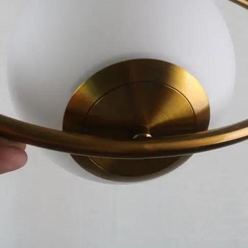 Nordic Pendant Light with Adjustable Cable and E27 Bulb – Brushed Gold Finish 8