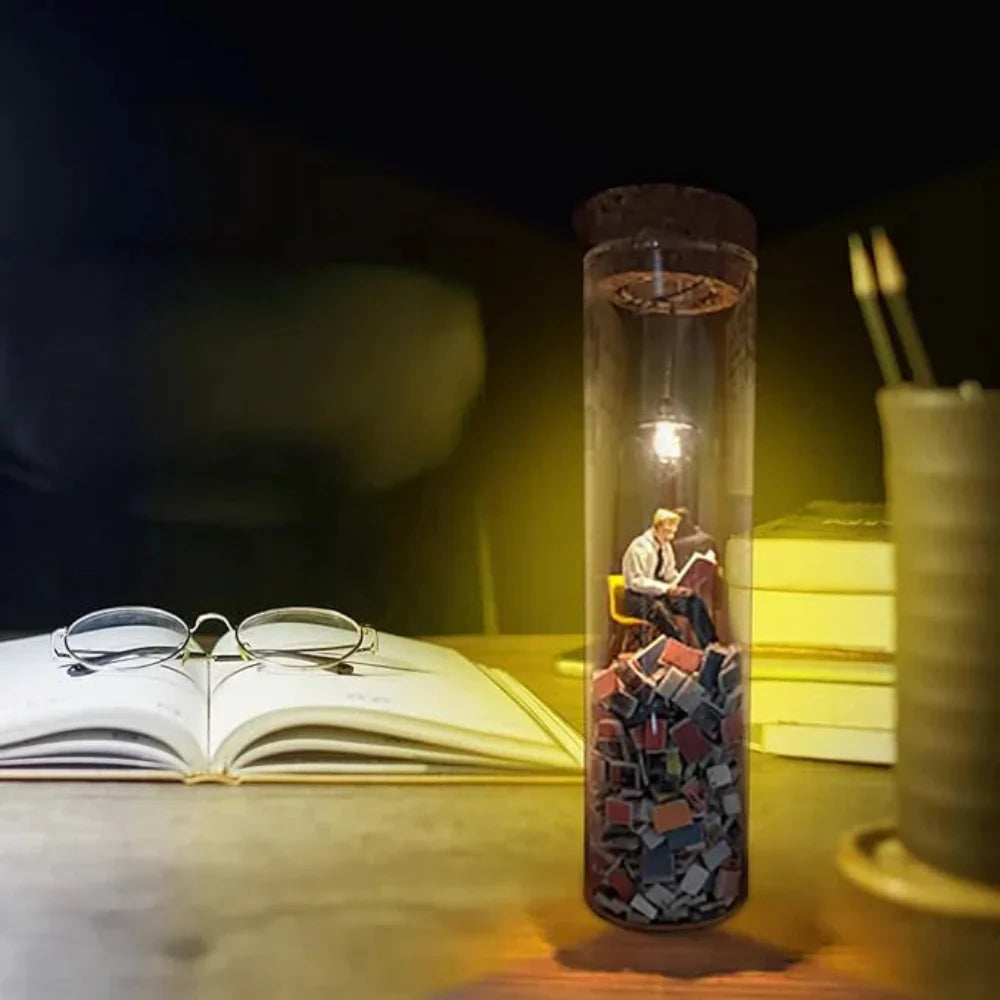 MiniVerse Tubes - Handcrafted Sci-Fi Dioramas in Glass Test Tubes for Book Lovers 2