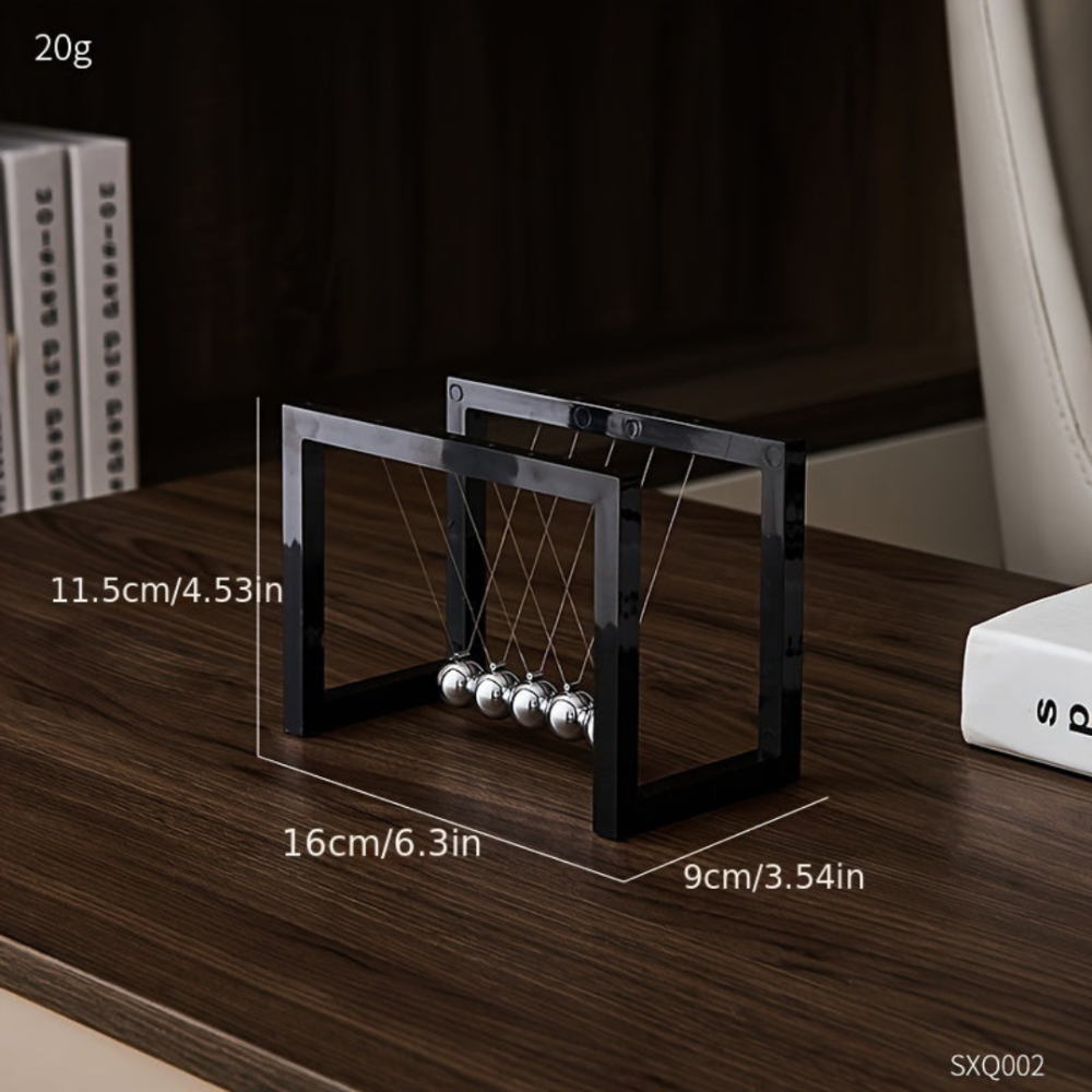 Newton's Cradle Desk Toy – Classic Kinetic Balance Ball for Office and Home Decor 3