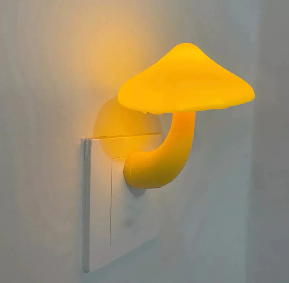 LED Mushroom Night Light with Automatic Sensor – Compact and Portable Home Decor 2