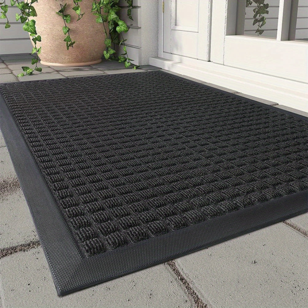 Stylish Outdoor Doormat with Non-Slip Backing – Durable Polypropylene Welcome Mat for Indoor and Outdoor Use, Easy to Clean 2