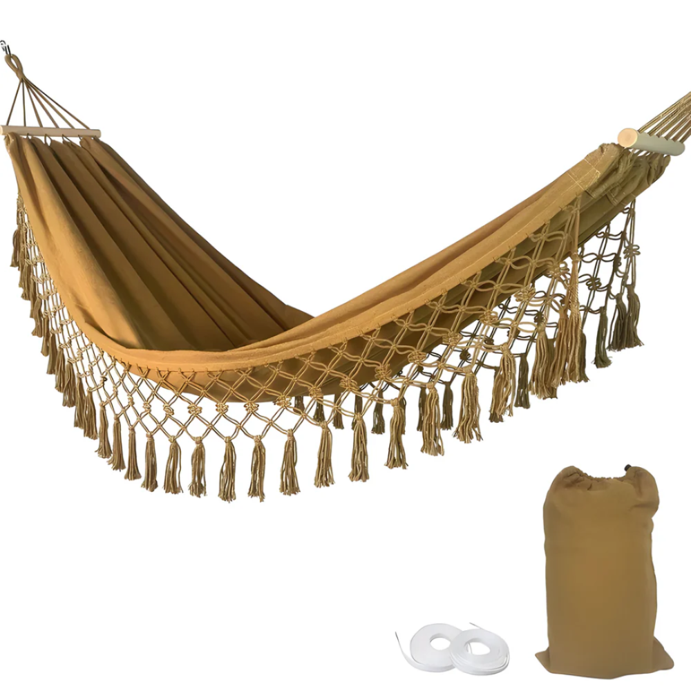 Neora Swing Hammock - Durable Cotton-Polyester Blend, Indoor/Outdoor Use, Easy Setup 9