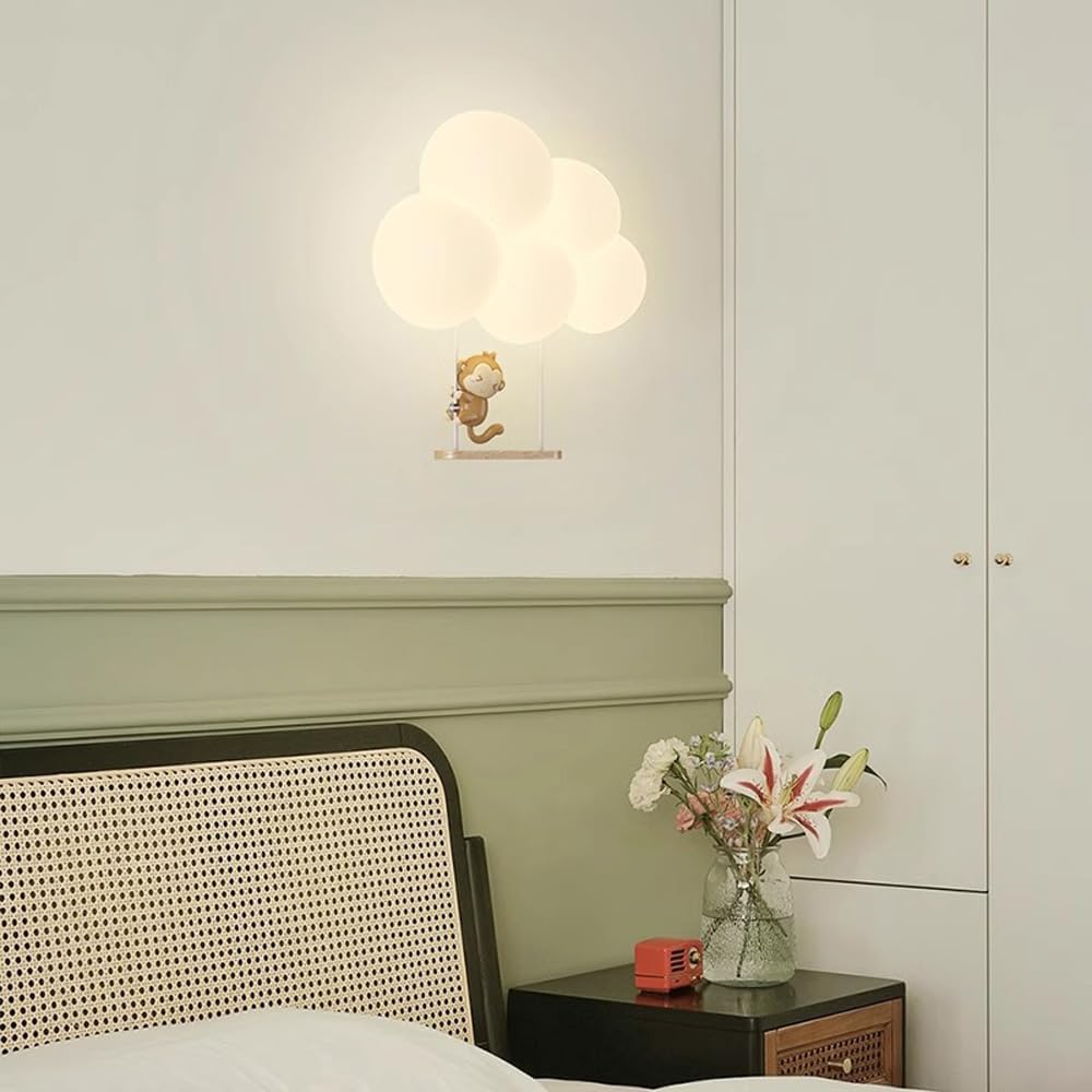 LED Cloud Wall Light for Kids Room – Soft Warm Lighting Night Light 4