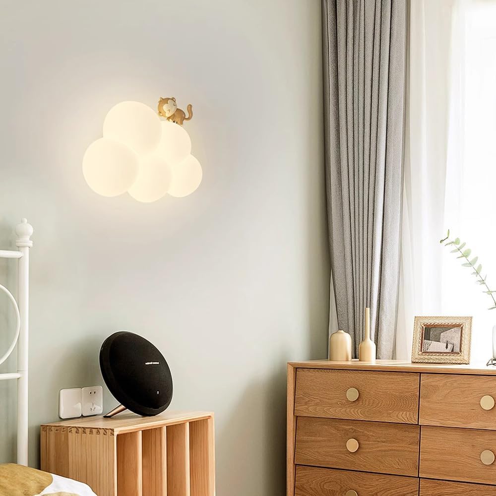 LED Cloud Wall Light for Kids Room – Soft Warm Lighting Night Light 5