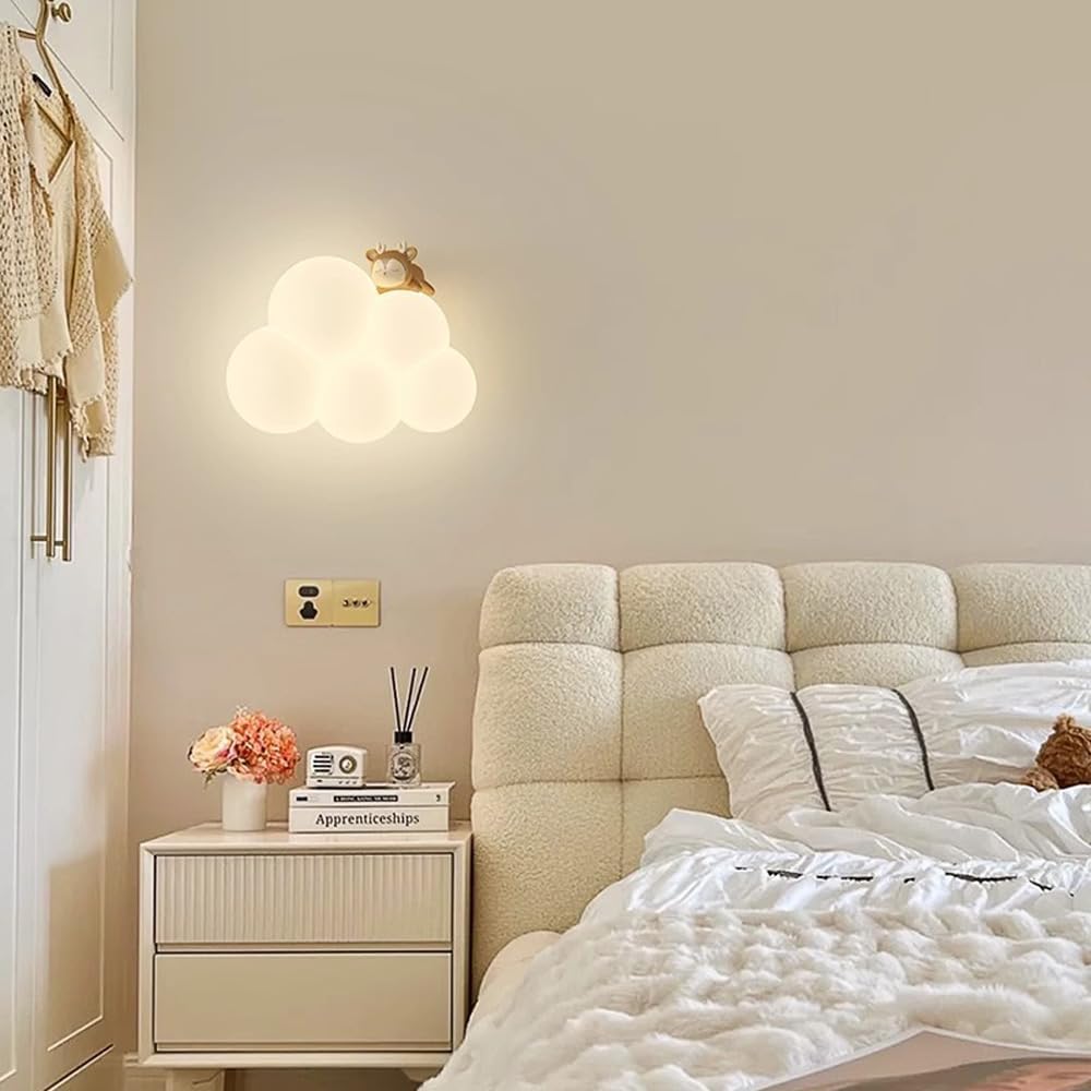 LED Cloud Wall Light for Kids Room – Soft Warm Lighting Night Light 6