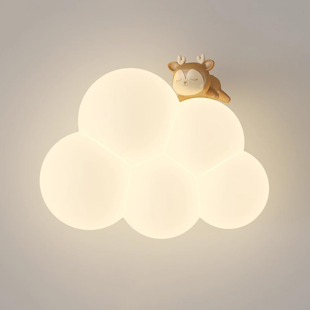 LED Cloud Wall Light for Kids Room – Soft Warm Lighting Night Light 8