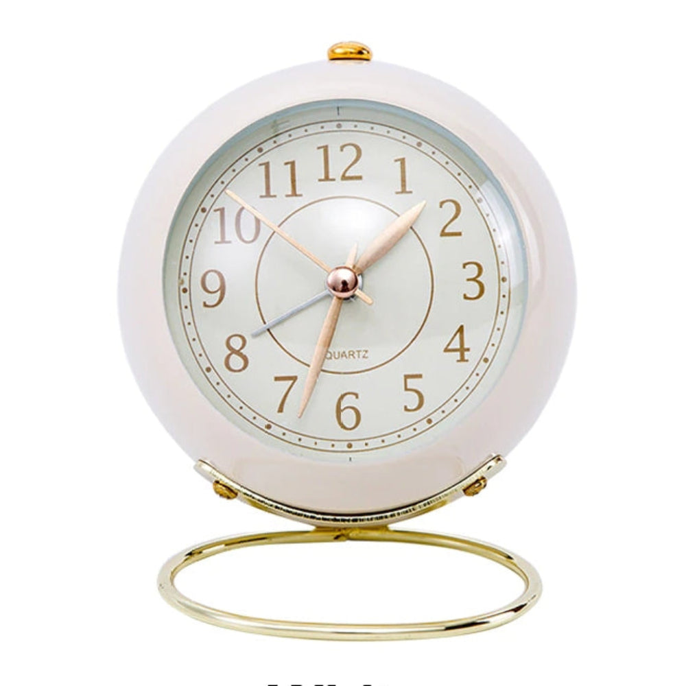 Vintage Desk Clock with Bronze Finish – Elegant Timepiece for Home and Office Decor 4