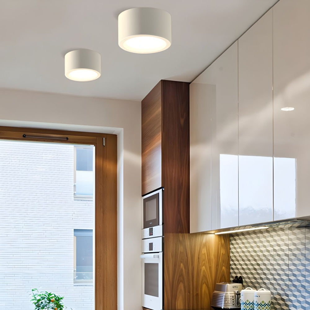 Scandinavian Flush Mount Ceiling Light – Minimalist LED Fixture for Indoor Spaces 2