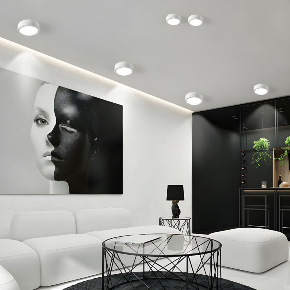 Scandinavian Flush Mount Ceiling Light – Minimalist LED Fixture for Indoor Spaces 8