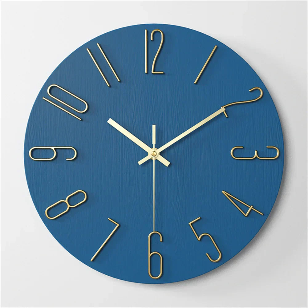 Minimalist Wall Clock with 3D Design – Silent Quartz Movement for Modern Interiors 8