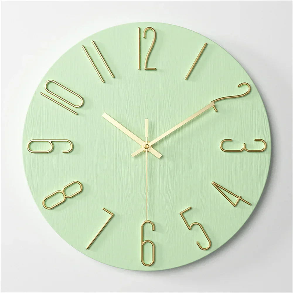 Minimalist Wall Clock with 3D Design – Silent Quartz Movement for Modern Interiors 10