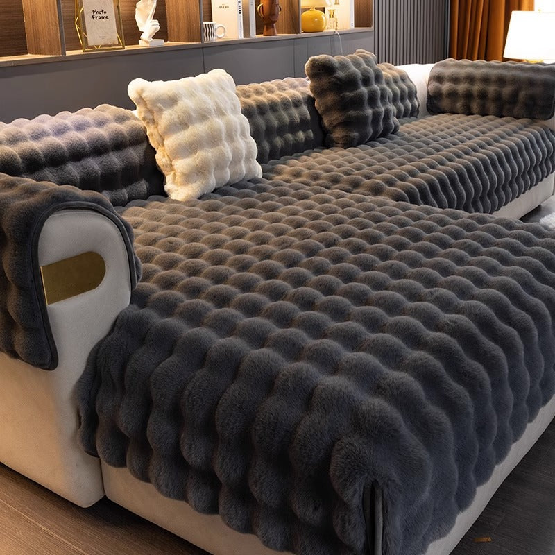 Sofellea - Eleganter Anti-Rutsch-Sofa-Bezug mit gesteppter Textur