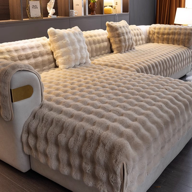 Sofellea - Eleganter Anti-Rutsch-Sofa-Bezug mit gesteppter Textur