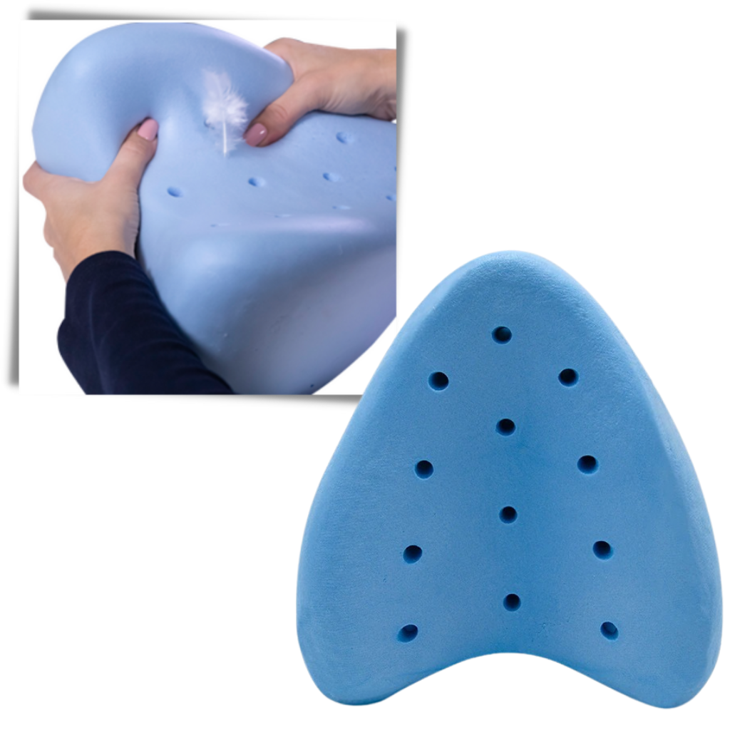 Orthopedic Memory Foam Knee and Leg Pillow for Side Sleepers – Ergonomic Support and Comfort 4