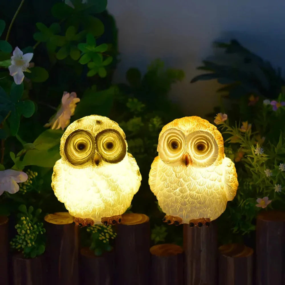 Solar LED Owl Garden Light – Waterproof Outdoor Decoration for Pathways and Patios 2