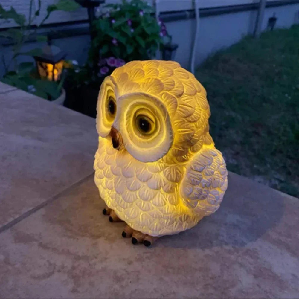 Solar LED Owl Garden Light – Waterproof Outdoor Decoration for Pathways and Patios 3