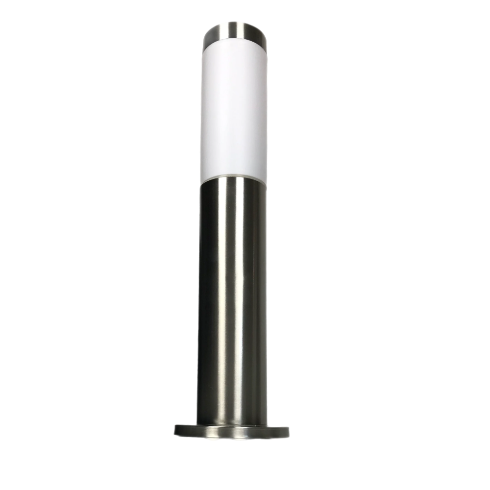 Modern Stainless Steel Outdoor Post Light with Clear Diffuser – Weatherproof Garden and Driveway Lighting 6