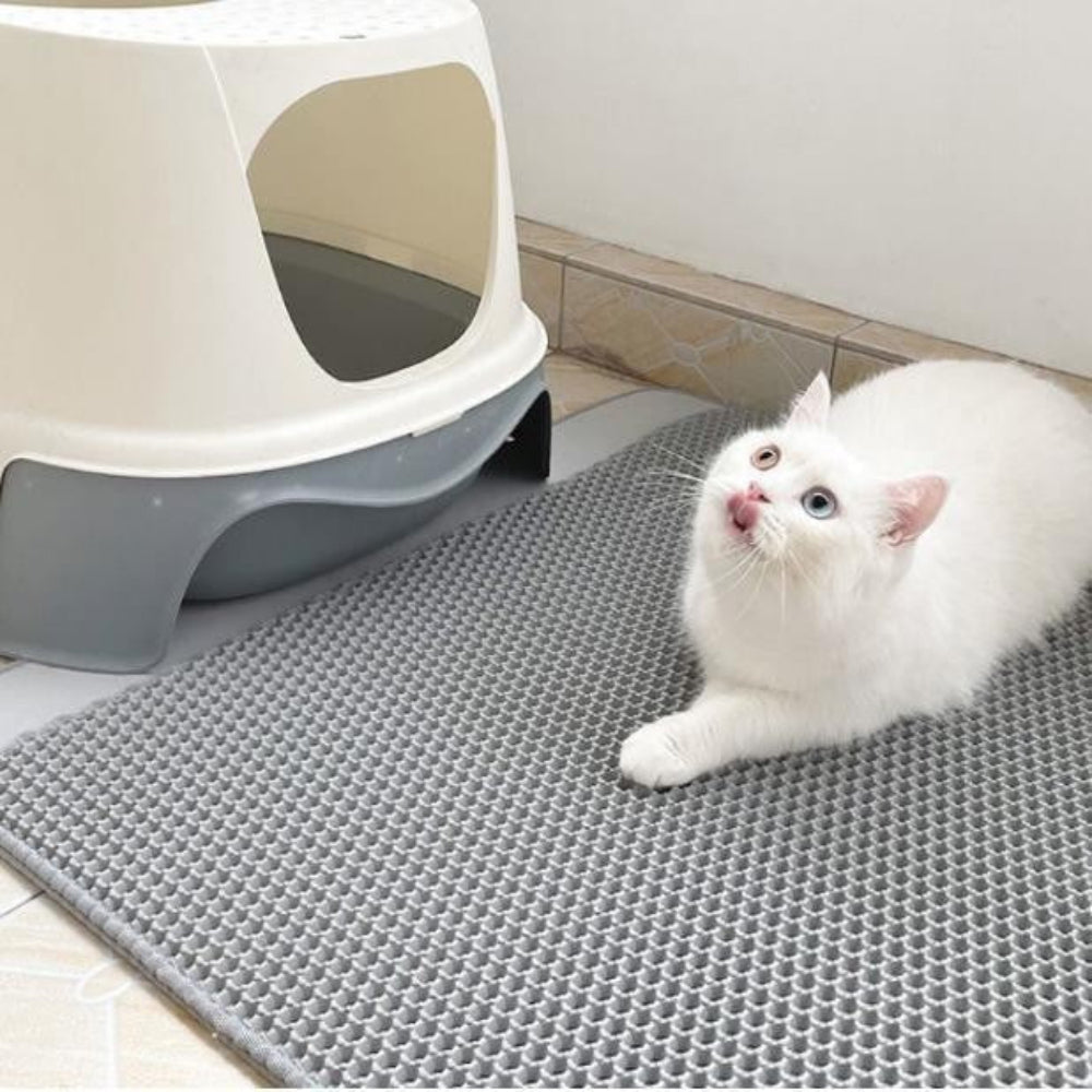 PawClean Cat Litter Mat – Double-Layered, Waterproof, and Easy to Clean 5