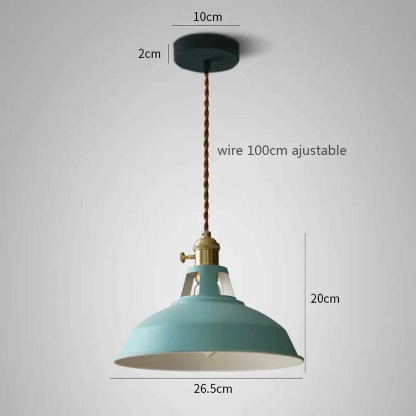 Retro pendellampe – vintage design i forskellige farver