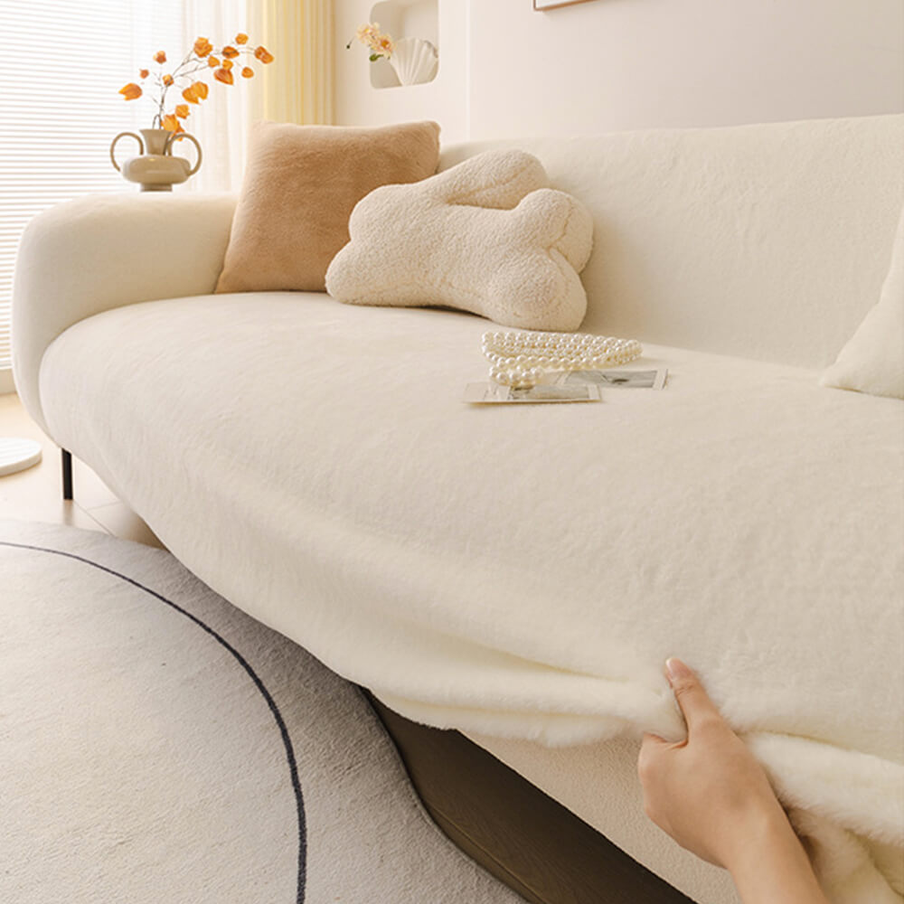 Pluvora - Plüschsofa-Schoner mit flächendeckendem Komfort