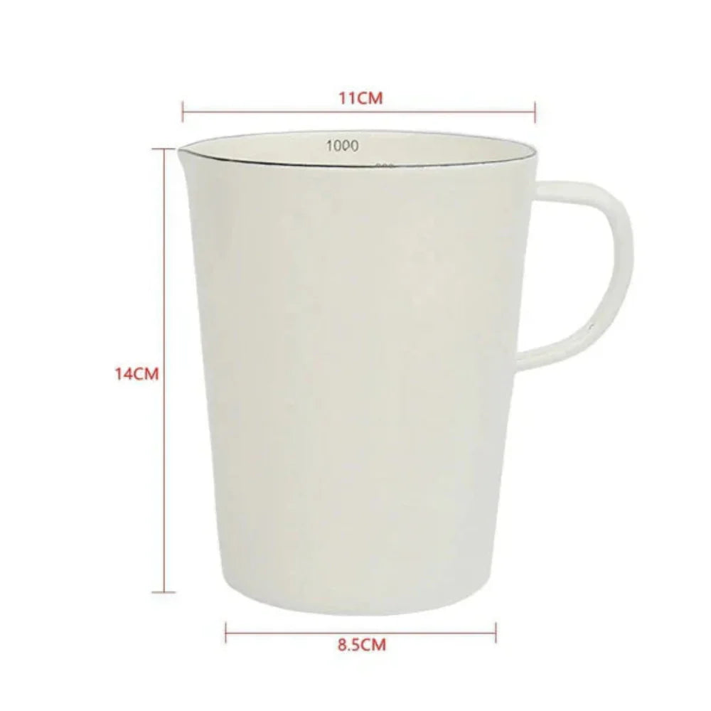 RetroPour – Enamel Measuring Jug
