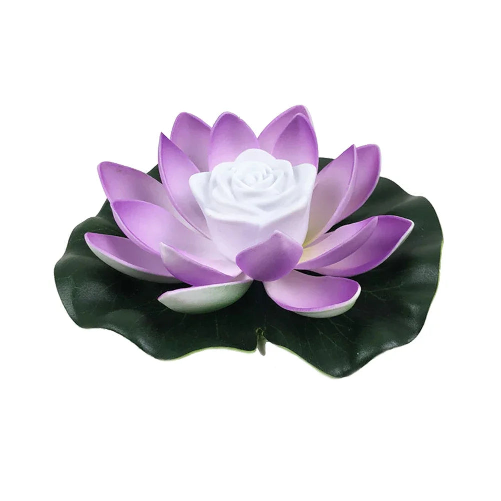 Floating LED Lotus Light for Pool and Garden – Battery Operated Waterproof Decorative Light 14