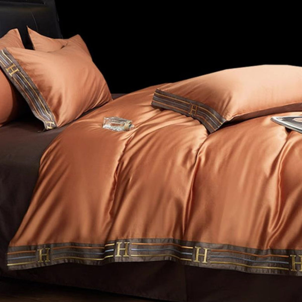 Satinelle - Satin-Bettwäsche-Set mit baumwollweichem Griff
