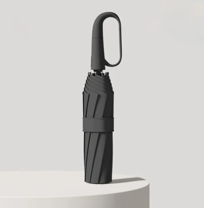 ReflectaShield - Winddichter, reflektierender Sicherheitsregenschirm