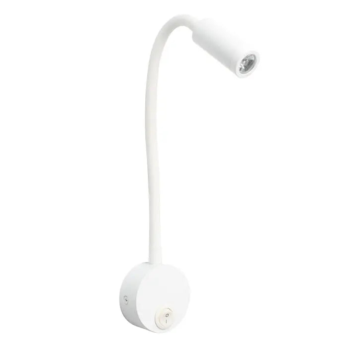 Flexible LED Wall Light with Adjustable Neck for Bed, Desk, and Wall Mounting 12