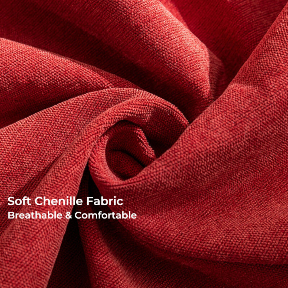 Sofavelle - Gesteppter Chenille-Sofabezug mit Anti-Rutsch-Rücken