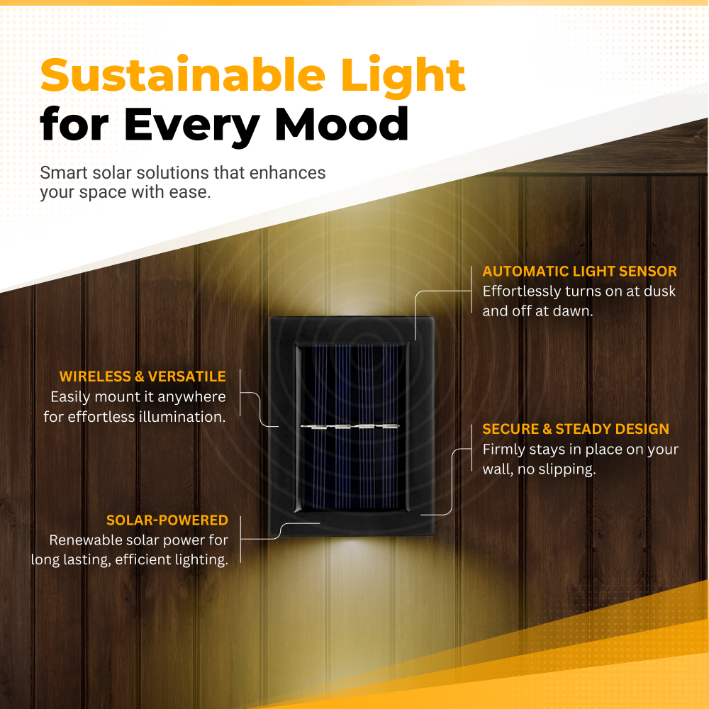 Solar Light - Elegant, Wireless Outdoor Lighting
