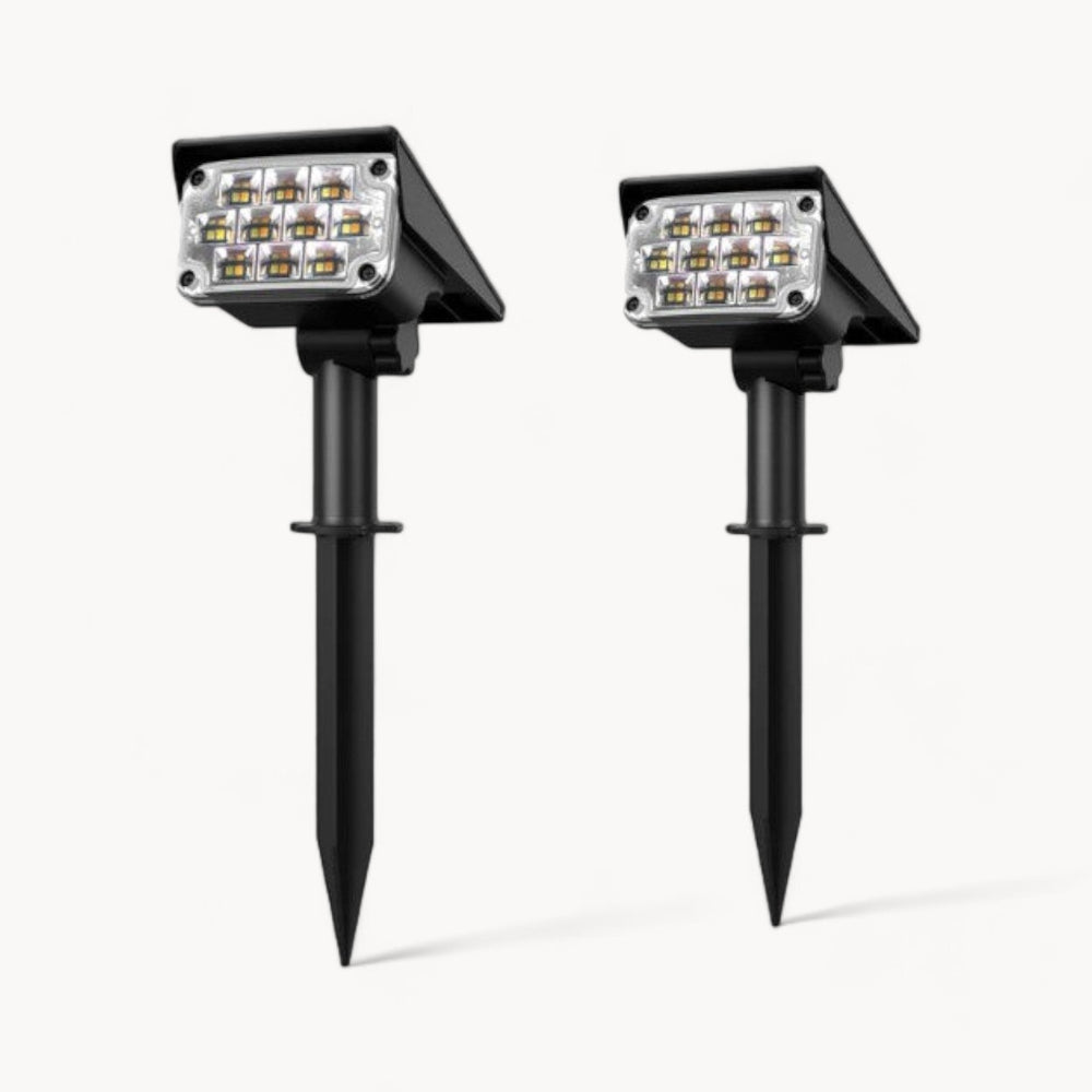 Solvix - Kabellose LED-Solar-Gartenstrahler
