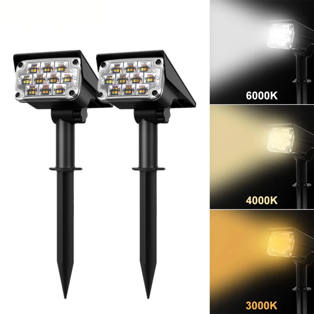 Solvix - Kabellose LED-Solar-Gartenstrahler