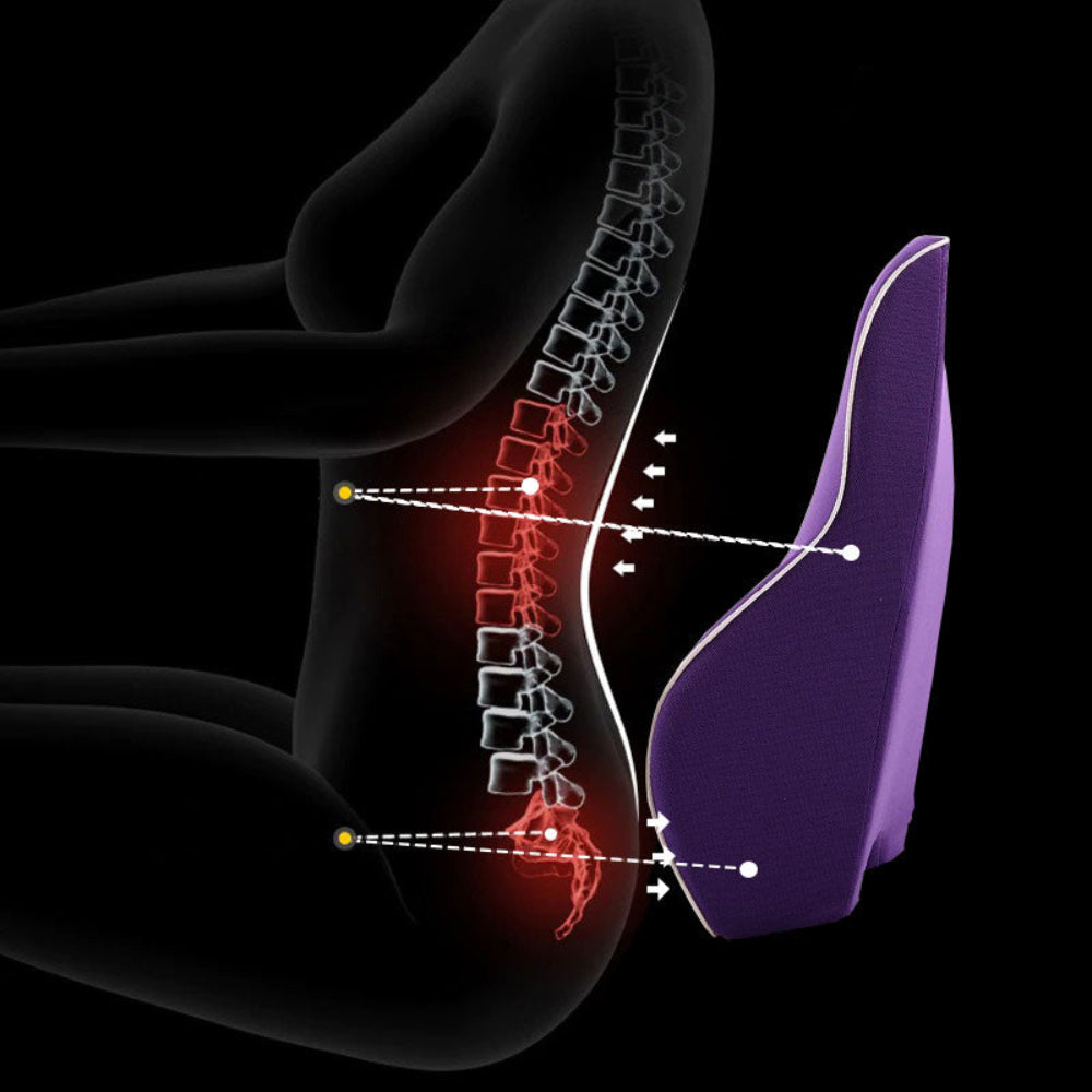 SpineEase - Ergonomisches Lendenwirbelstützkissen