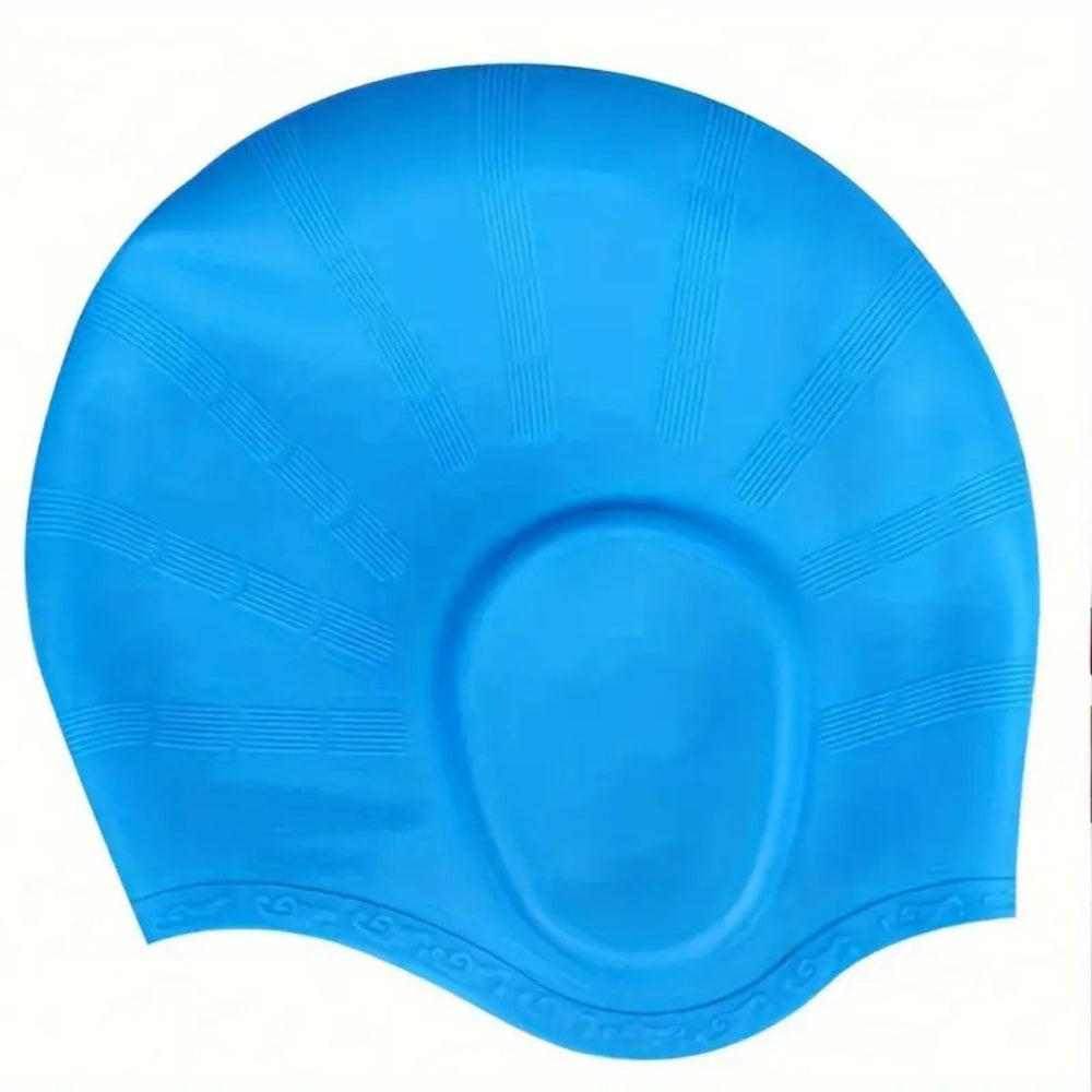 Swimlow - Silikon-Schwimmkappe mit Gehörschutz