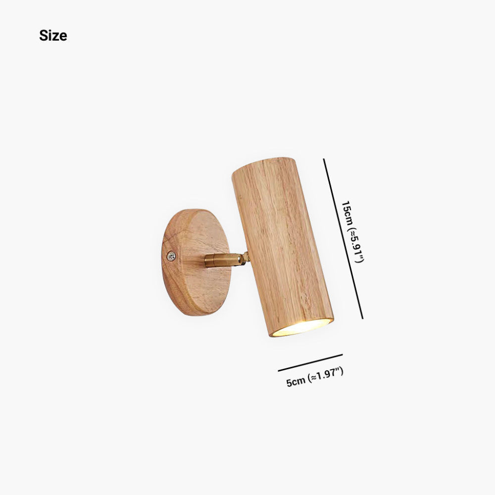 Sylendo - Wall and Ceiling LED Spotlight made of Nordic Wood