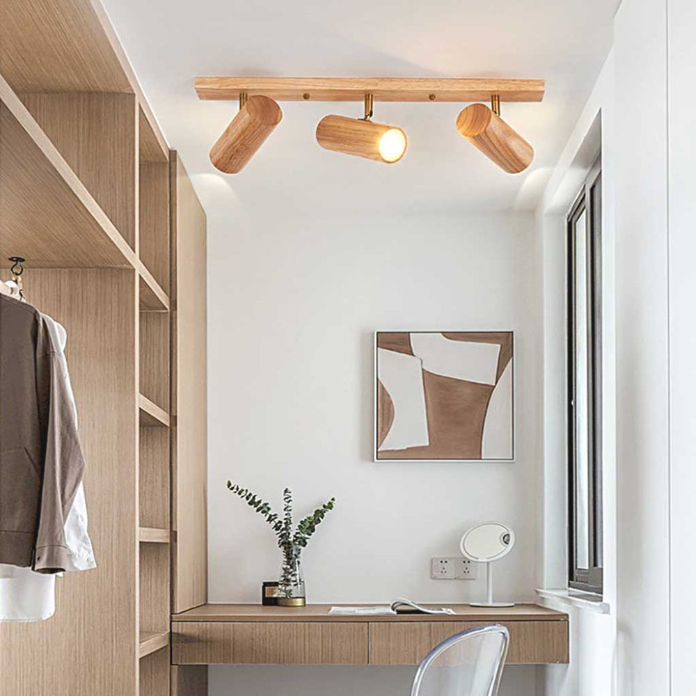 Sylendo - Wall and Ceiling LED Spotlight made of Nordic Wood