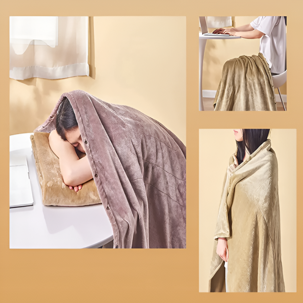 ThermiLuxe - Ultra-weiche USB-Heizdecke aus Fleece