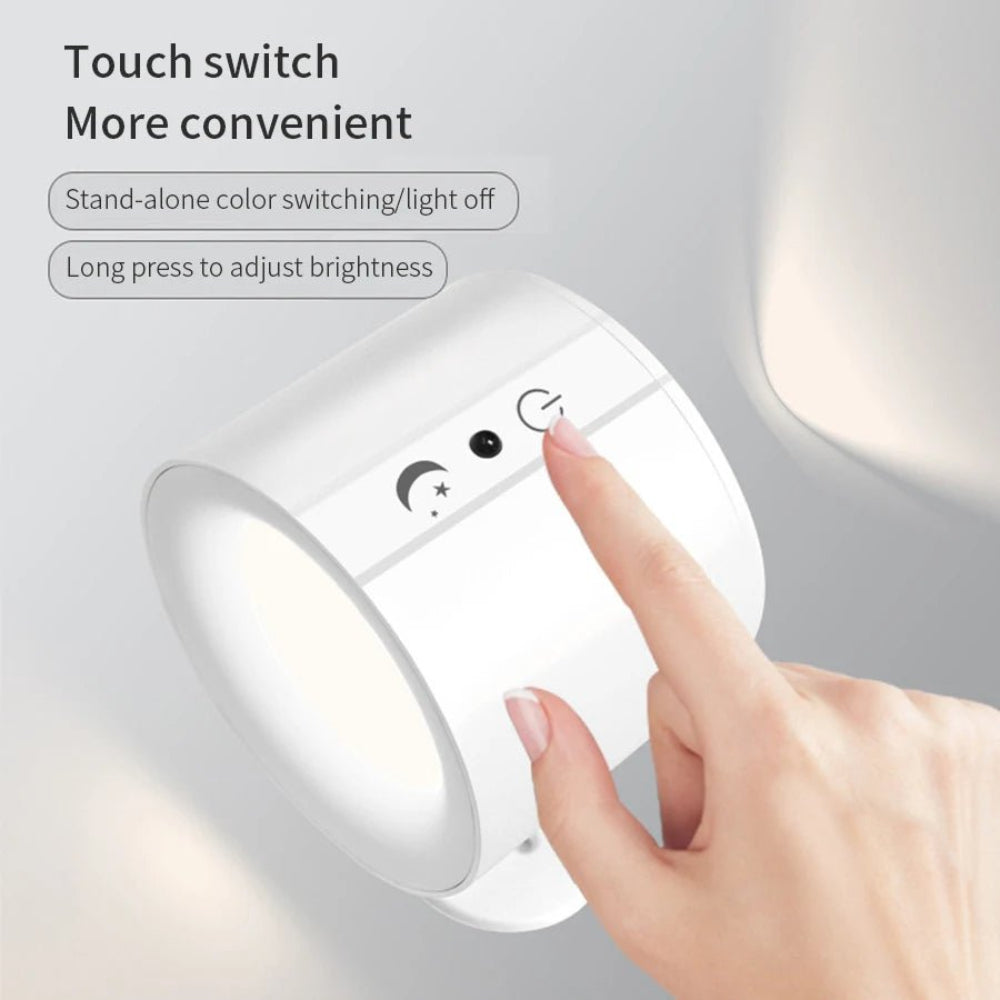 360° Rotating Wall Light with Remote Control – Adjustable Color Temperature and Rechargeable Battery 8