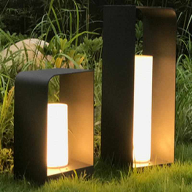 Raynos - Minimalistische Metall-LED-Bodenleuchte für den Außenbereich