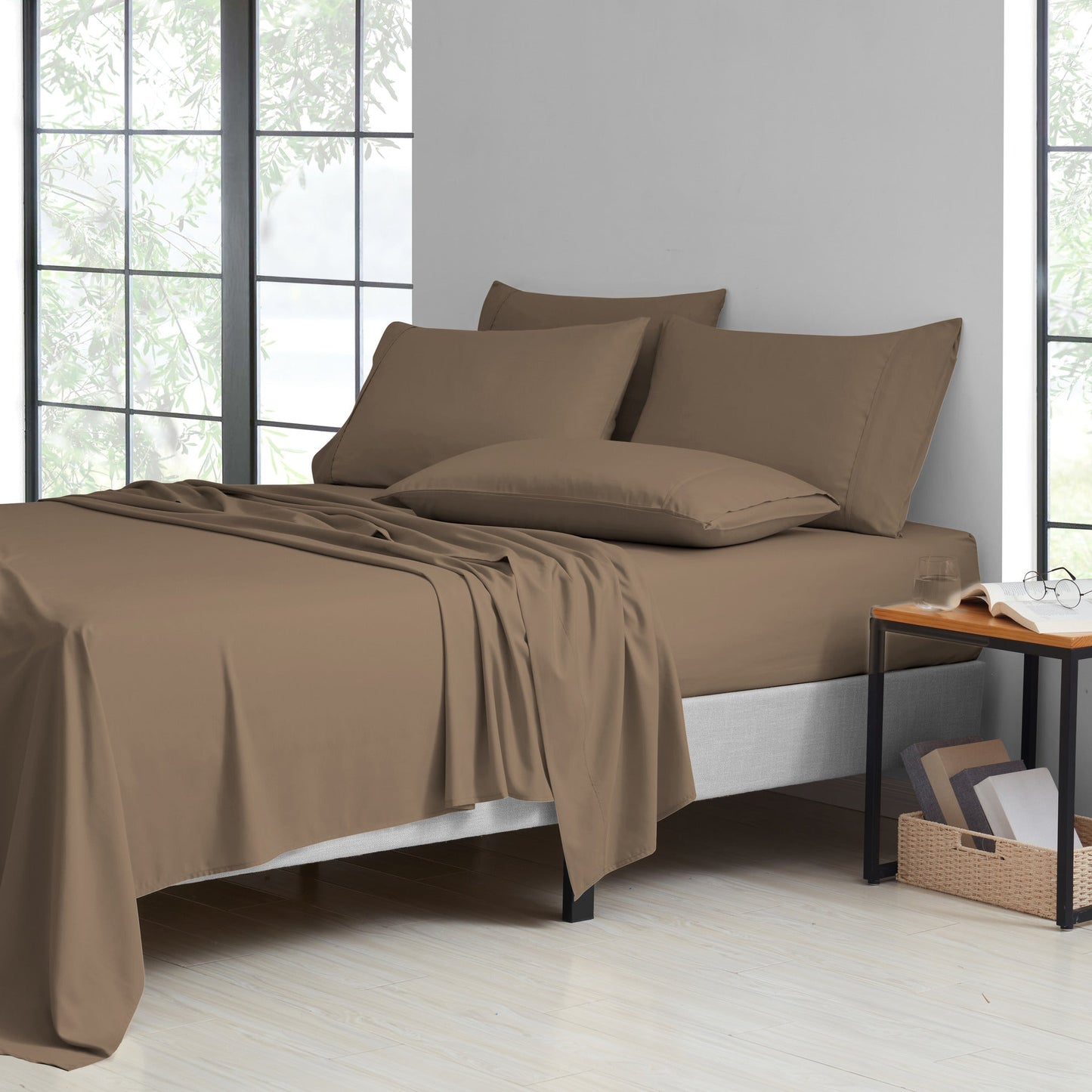 Luxurious Cooling Bamboo Viscose Sheet Set – Breathable, Hypoallergenic, and Moisture-Wicking 14