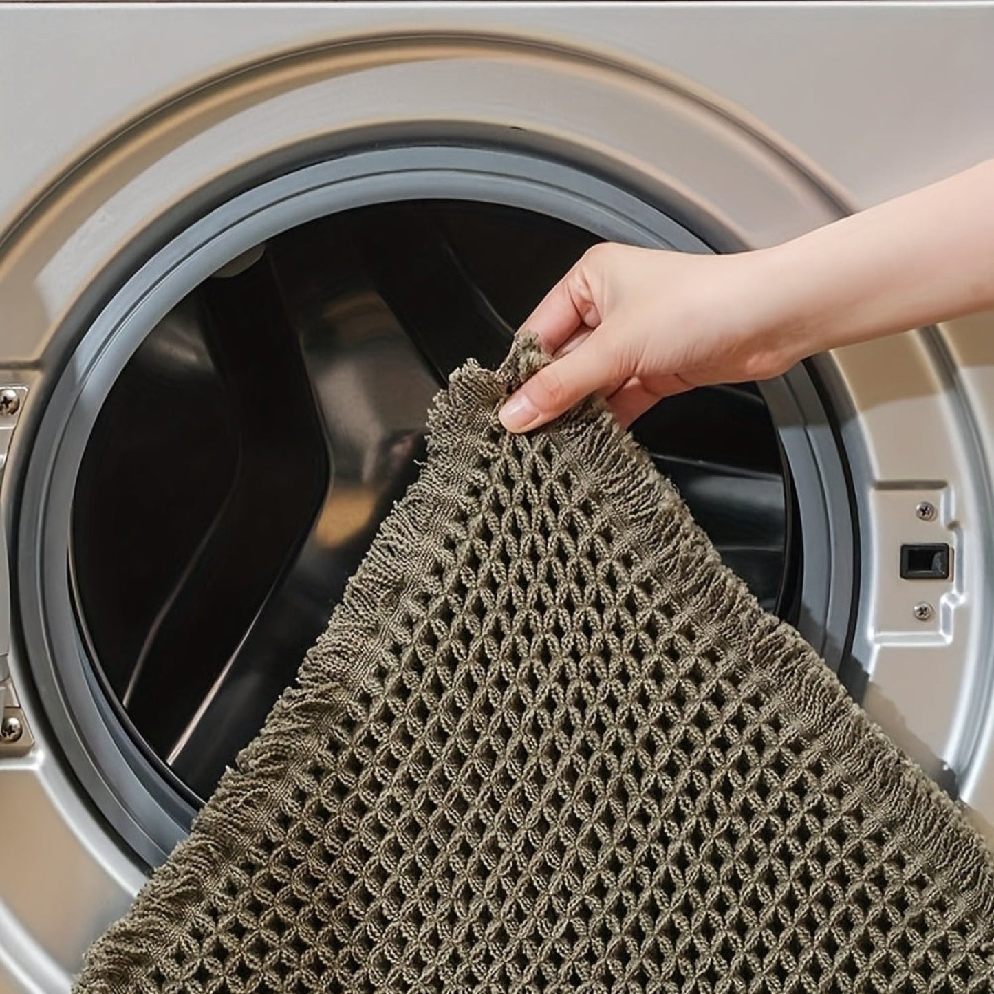 Ultra-Absorbent Waffle Cotton Bath Mat - Quick-Dry, Non-Slip, Soft and Durable 6