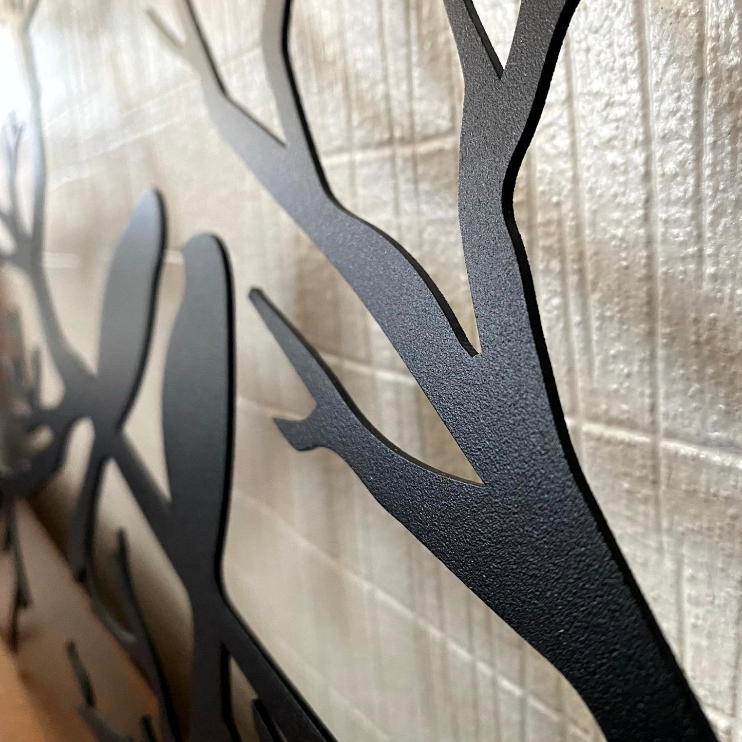 Metal Wall Art with Birds on Branches – Minimalist Black Decor for Living Room and Bedroom 6