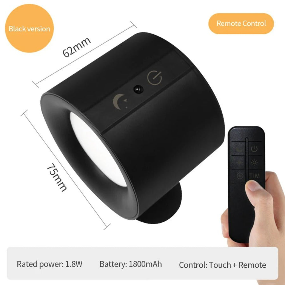 360° Rotating Wall Light with Remote Control – Adjustable Color Temperature and Rechargeable Battery 2