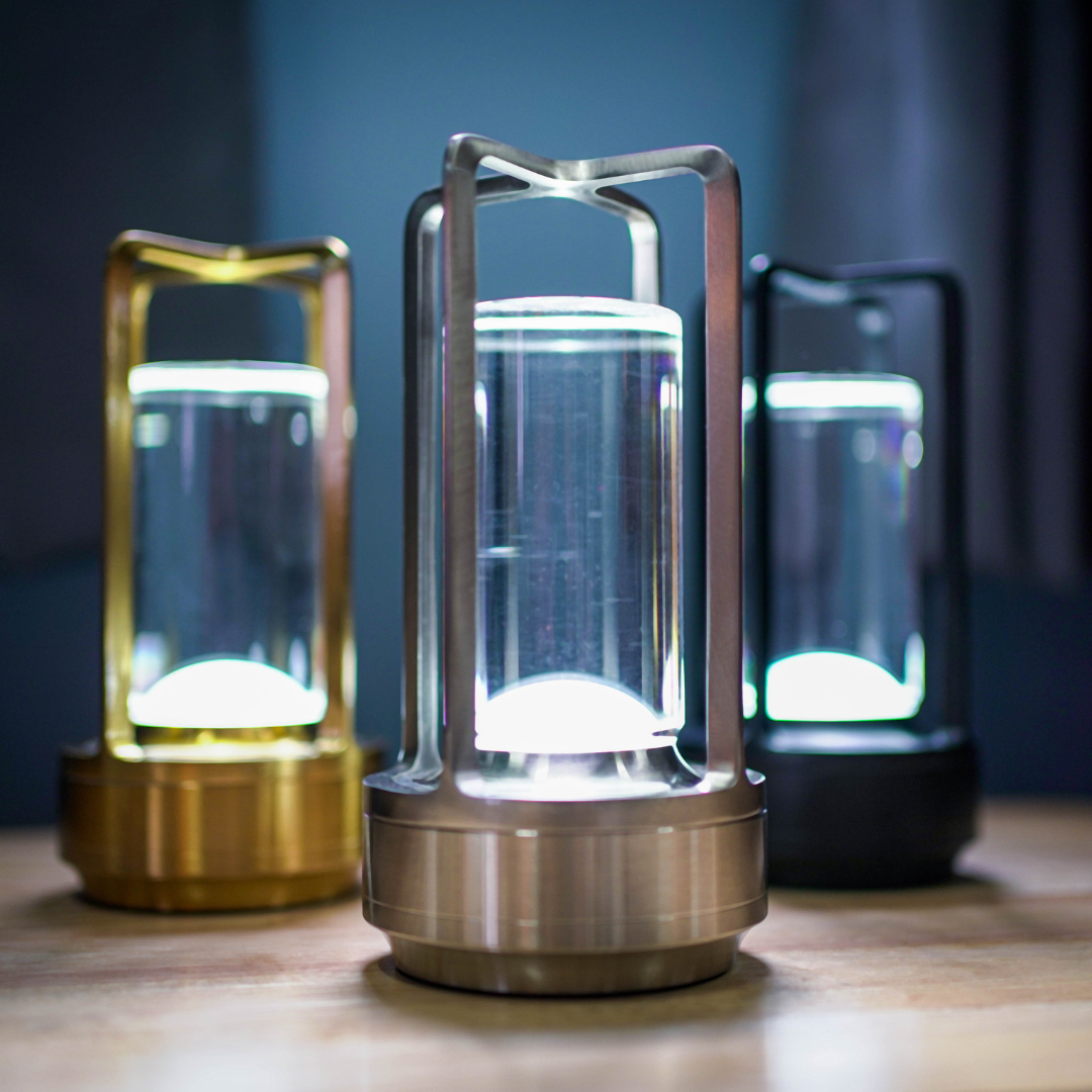 Crystal Touch LED Lamp – Rechargeable Wireless Lantern with Touch Control and 3 Light Modes 5
