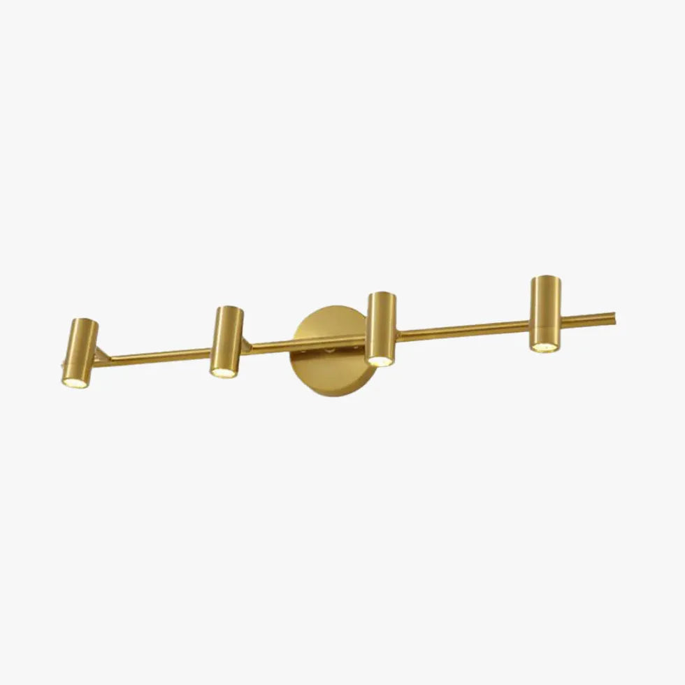 Minimalist Wall Sconce with Gold Accents – Modern Cylindrical Design for Living Room and Bedroom 10